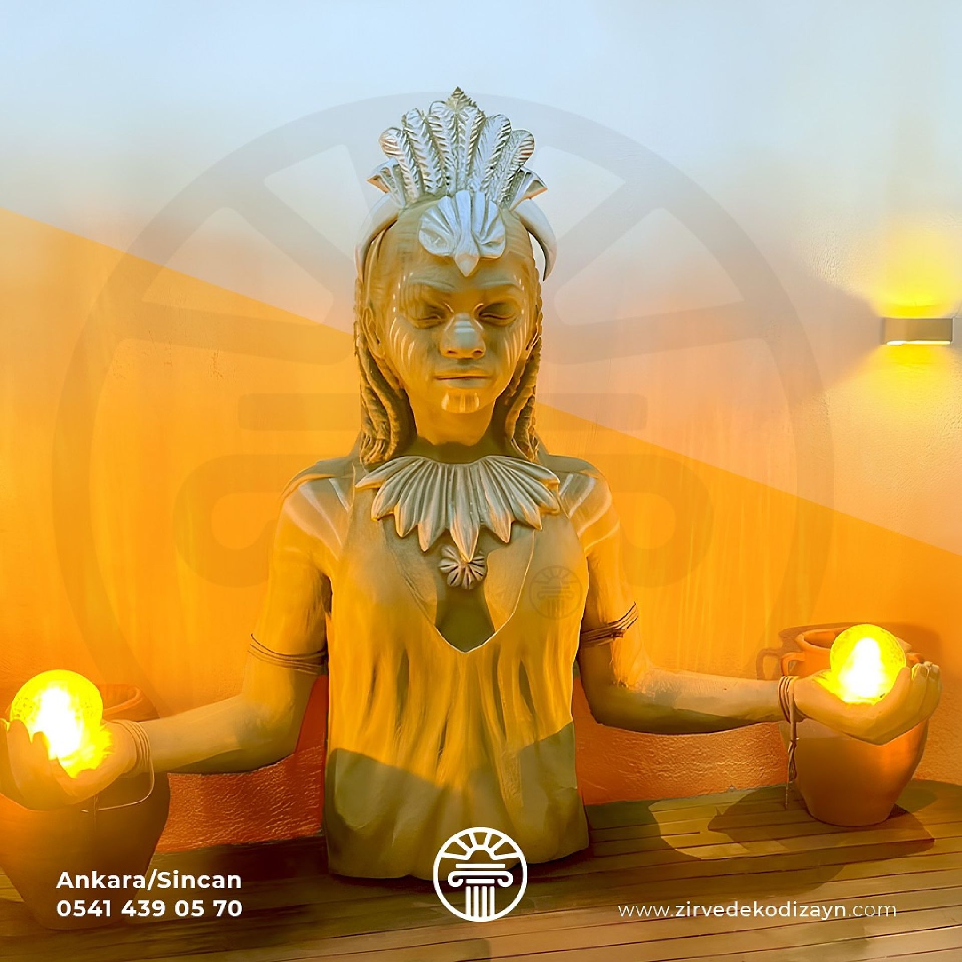 Samira Buddha Heykeli - Egzotik ve Spiritüel Tasarım